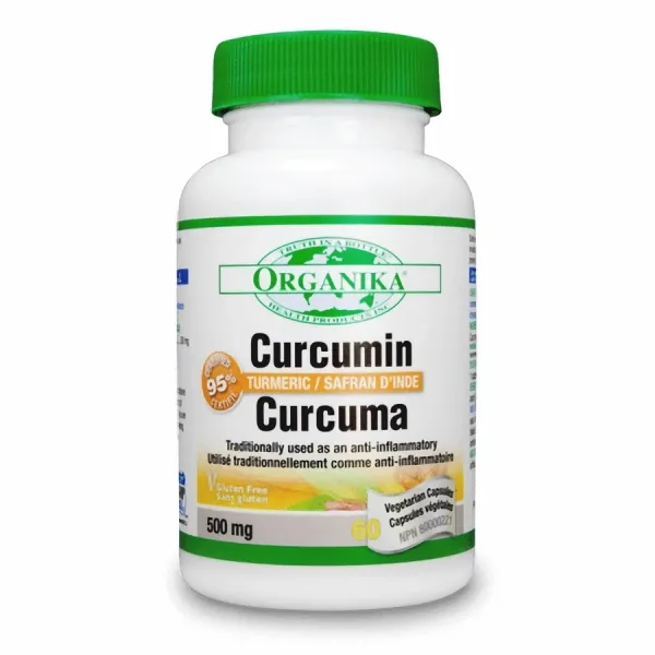 Organika Kurkumín 500 mg, 60 kapsúl