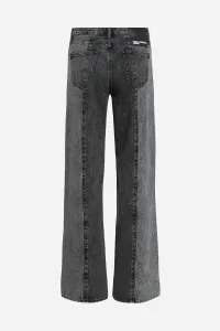 Džínsy Karl Lagerfeld Jeans Klj Mr Relaxed Blocked Denim Washed Black Blocked