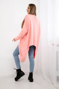 Legínovo Oversize béžová blúzka s potlačou Farba: Modrá, Veľkosť: UNI