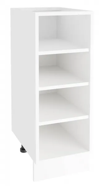 VCM Podlahová police 30 cm Esilo, bílá
