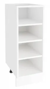 VCM Podlahová police 30 cm Esilo, bílá