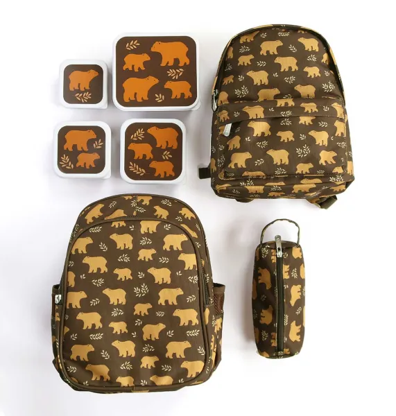 A Little Lovely Company - puzdro na pastelky - medvede