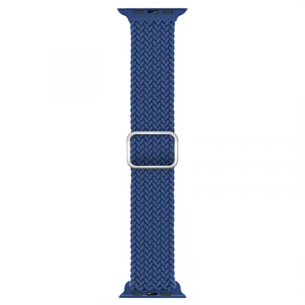BStrap Elastic Nylon remienok na Apple Watch 42/44/45mm, cold blue (SAP013C30)