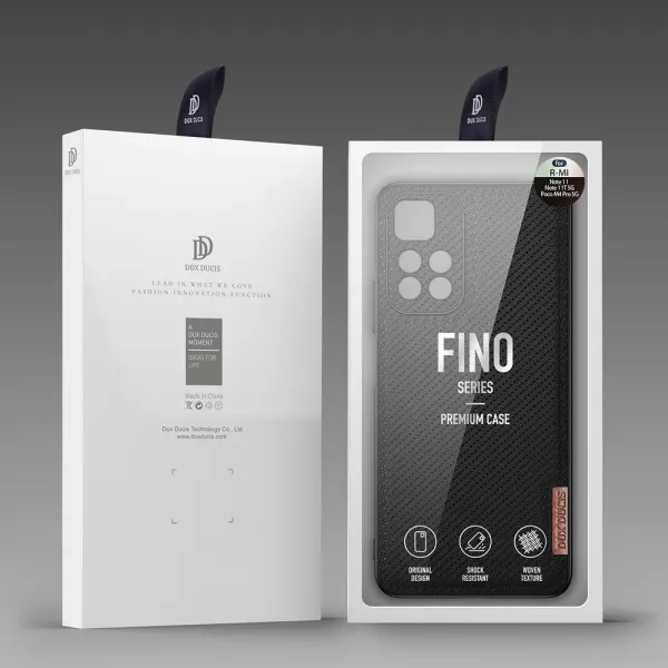 DUX DUCIS Fino kryt na Xiaomi Poco M4 Pro 5G, čierny