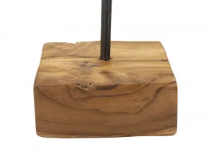 Mauro Ferretti Dřevěná dekorace Heart 25 cm hnědá