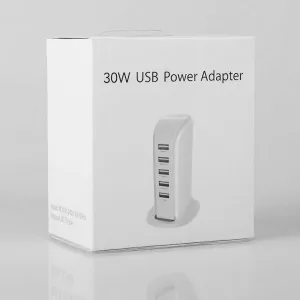 Dudao A5EU nabíjačka 5x USB 25W, biela
