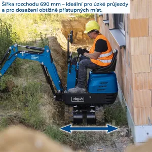 Scheppach EXC 815 - minibager