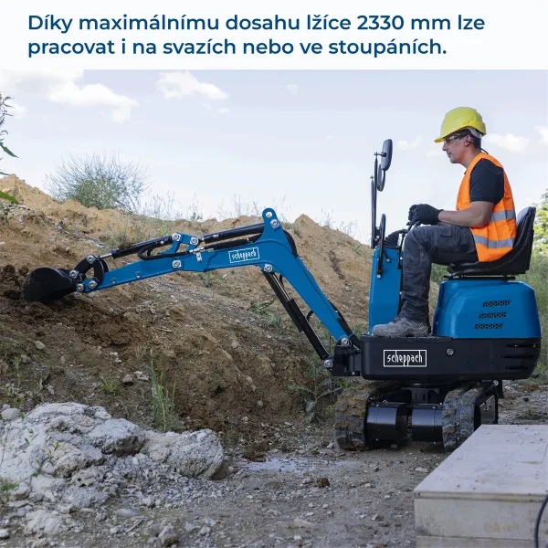 Scheppach EXC 815 - minibager