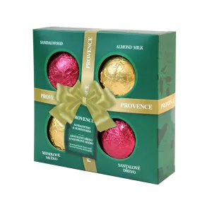 Šumivá bomba do kúpeľa PROVENCE santalové drevo, mandle 4x90g