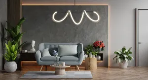 TooLight Stropné LED svietidlo Morko čierne