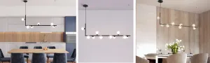 TooLight Stropné svietidlo Corner Indrustrial čierne