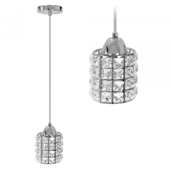 TooLight Stropné svietidlo Diamant APP727-1CP strieborné