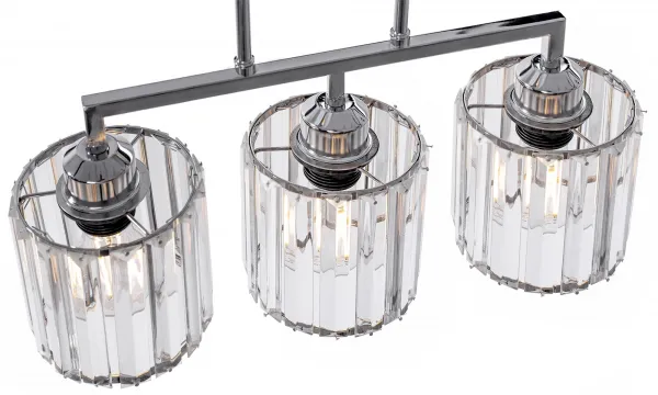 TooLight Stropné svietidlo Glamour Triple chróm