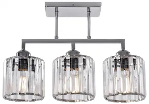 TooLight Stropné svietidlo Glamour Triple chróm