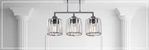 TooLight Stropné svietidlo Glamour Triple chróm