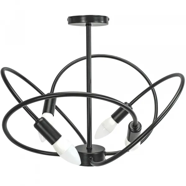 TooLight Stropné svietidlo Lampa 4 APP1093-4C čierne