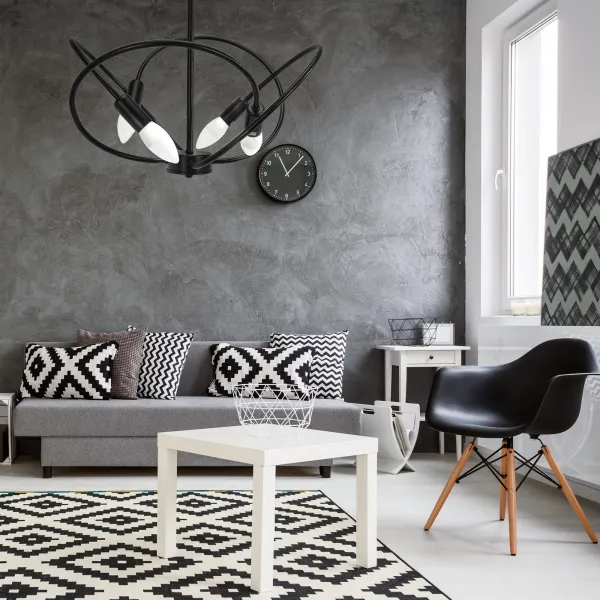 TooLight Stropné svietidlo Lampa 4 APP1093-4C čierne