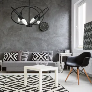 TooLight Stropné svietidlo Lampa 4 APP1093-4C čierne
