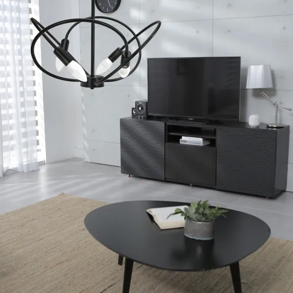 TooLight Stropné svietidlo Lampa 4 APP1093-4C čierne
