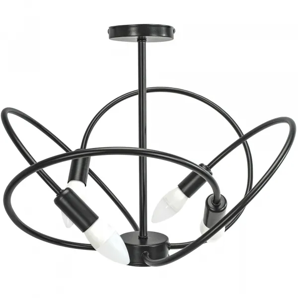 TooLight Stropné svietidlo Lampa 4 APP1093-4C čierne