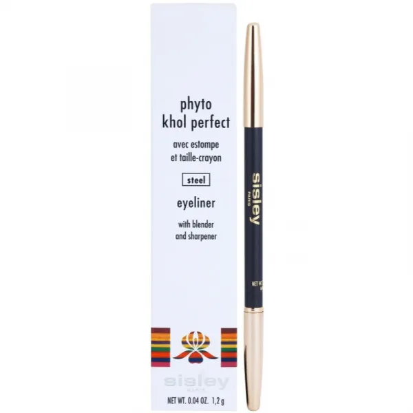 Sisley Phyto-Khol Perfect ceruzka na oči so strúhadlom odtieň 03 Steel  1.2 g