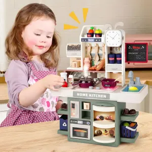 3kraft Dětská kuchyňka HOME KITCHEN šedá