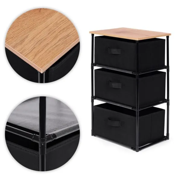 Multifunkční organizér OLLIE ModernHome černý