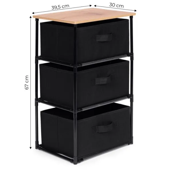 Multifunkční organizér OLLIE ModernHome černý