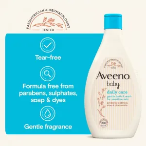 Aveeno Baby Daily Care umývací gél na telo a vlasy pre deti od narodenia 250 ml