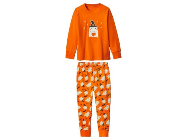 lupilu® Dievčenské pyžamo s halloweenskym motívom