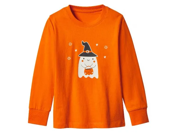 lupilu® Dievčenské pyžamo s halloweenskym motívom (oranžová, 98/104)