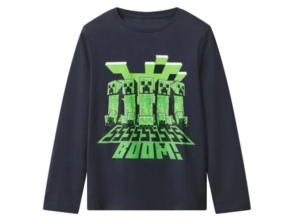 Minecraft Detské pyžamo (navy modrá, 134/140)