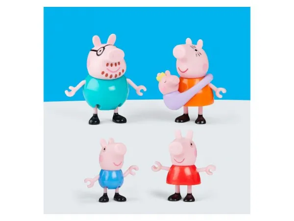 Peppa Wutz Figúrky Peppa s bábätkom Evie