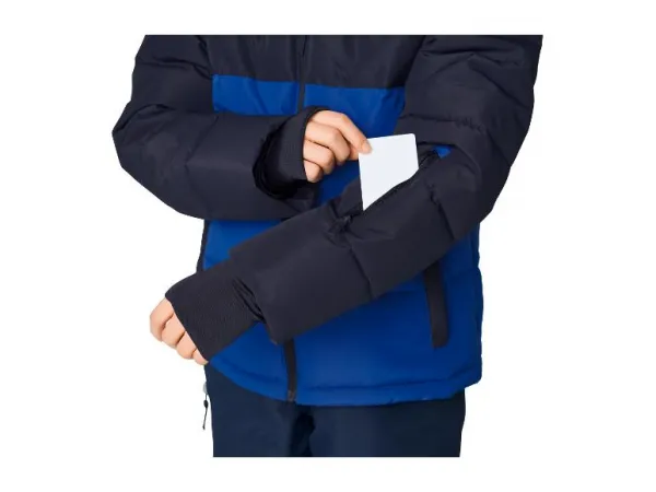 Crivit Detská lyžiarska bunda (modrá/navy modrá, 134/140)