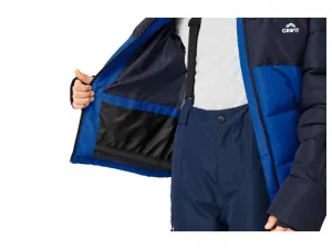 Crivit Detská lyžiarska bunda (modrá/navy modrá, 134/140)