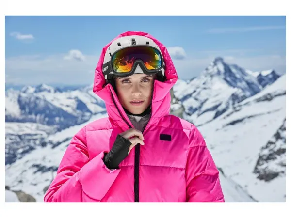 Crivit Dámska lyžiarska bunda Glamour (ružová, L (44/46))