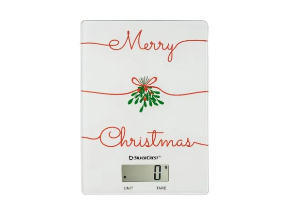 Silvercrest® Digitálna kuchynská váha SKW 5 C1 Sskw 5 C1 (Merry Christmas)