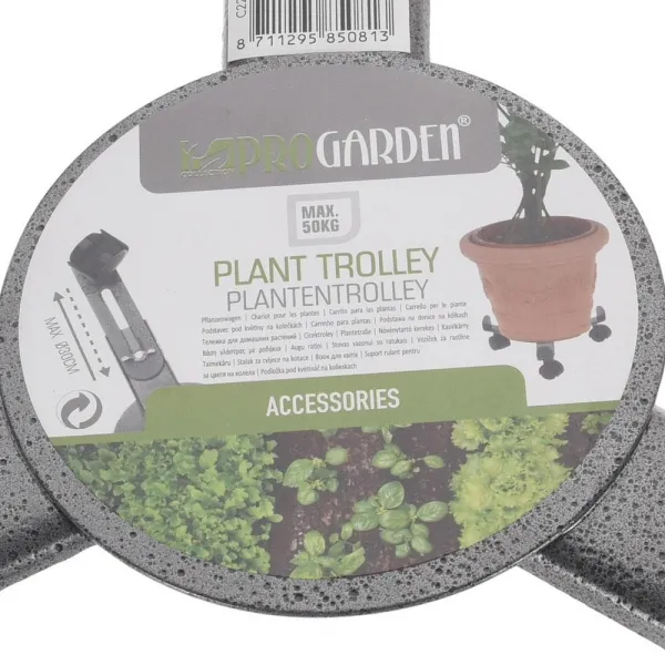 H&S Decoration Stojan na kvety na kolieskach Planten