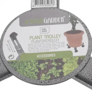H&S Decoration Stojan na kvety na kolieskach Planten
