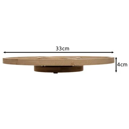 BambusováotočnáservírovaciadoskaØ33cm
