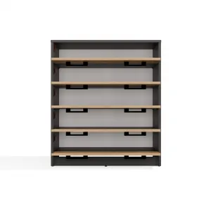 TP Living Botník ALEX 74 cm antracitový/dub artisan