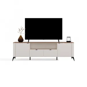 TP Living TV stolík CORDOBA 2D2S kašmírový/dub Castello