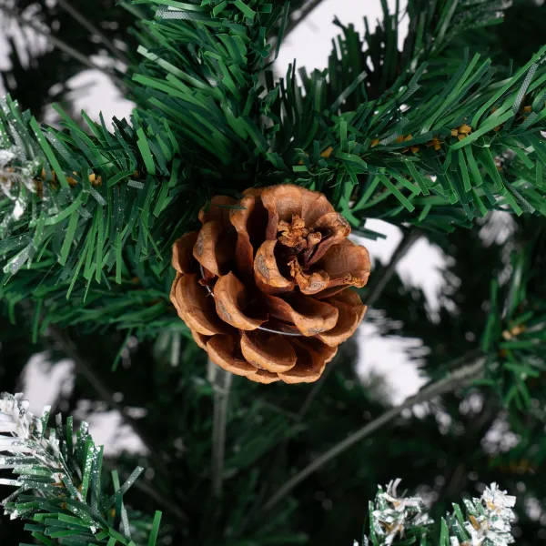TZB Vianočný stromček so šiškami NATALE 220 cm zelený
