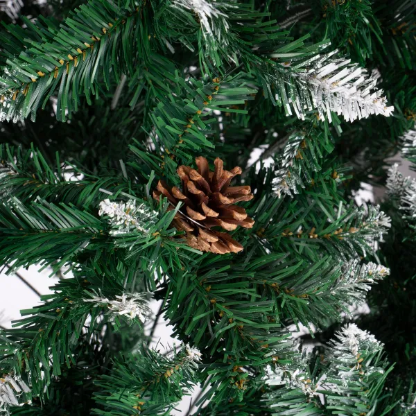 TZB Vianočný stromček so šiškami NATALE 220 cm zelený