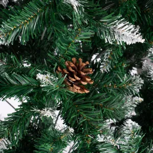 TZB Vianočný stromček so šiškami NATALE 220 cm zelený