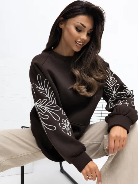 Sweatshirt-RV-BL-A1042.25-dark brown