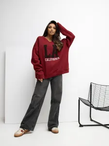Sweatshirt-RV-BL-A1035.13-burgundy