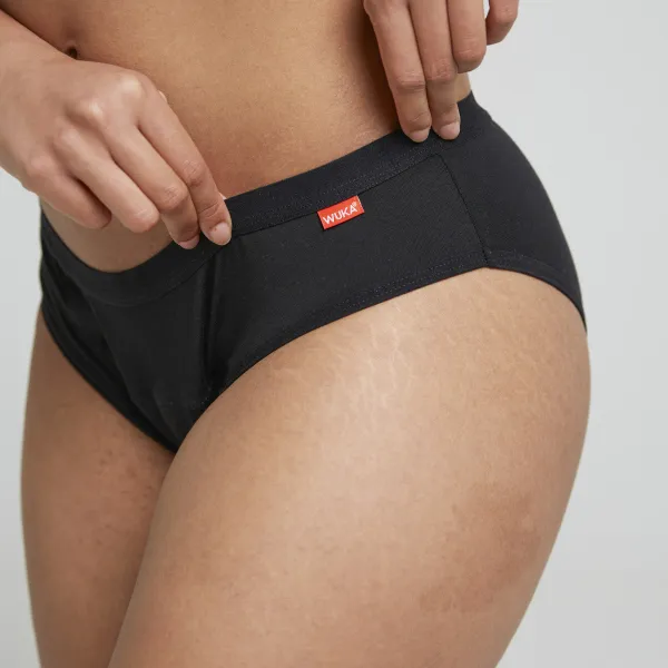 3PACK Menštruačné nohavičky WUKA Basics™ Hipster - Medium (WUKA200) 3XL