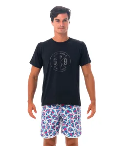 Pánske tričko 69SLAM CROSS BLACK UPF +30 (MTZOSS-BK) M