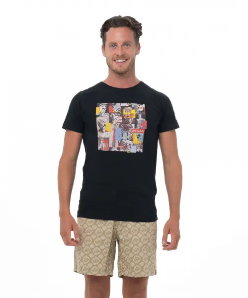 Pánske tričko 69SLAM SKULLAGE BLACK (MTRKAG-BK) M